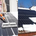 Saulės elektrinės priežiūra žiemą: ar verta valyti sniegą ir ko daryti jokiu būdu negalima