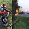 Tragiška avarija Širvintų rajone: įvykio vietoje žuvo jaunas motociklininkas