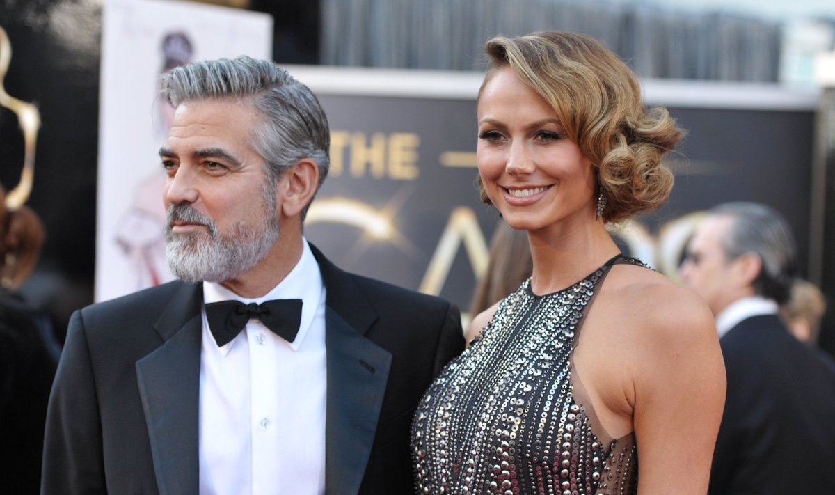 George Clooney ir Stacy Keibler