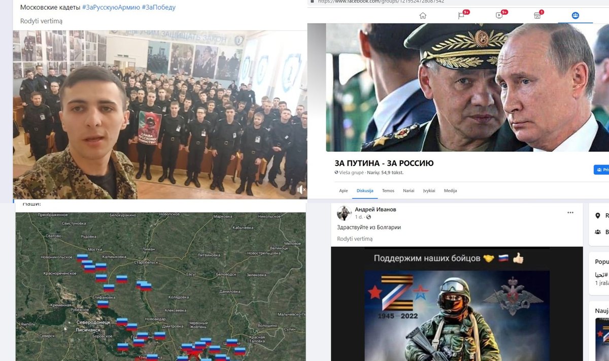 Putino Rusijos karo nusikaltimų šlovintojai siautėja socialiniuose tinkluose.