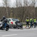 Авария в Вильнюсе: погибла мотоциклистка