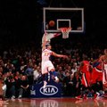 NBA: įspūdinga „Knicks“ pergalė, „Bulls“ klubo antausis „Heat“ ekipai ir „Raptors“ nesėkmė