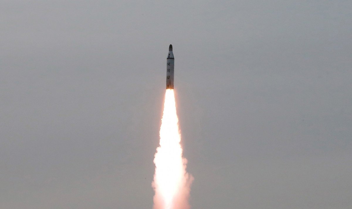 Š. Korėjos balistinė raketa