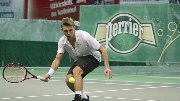 B. Majauskas iškopė į vyrų teniso turnyro Estijoje vienetų aštuntfinalį