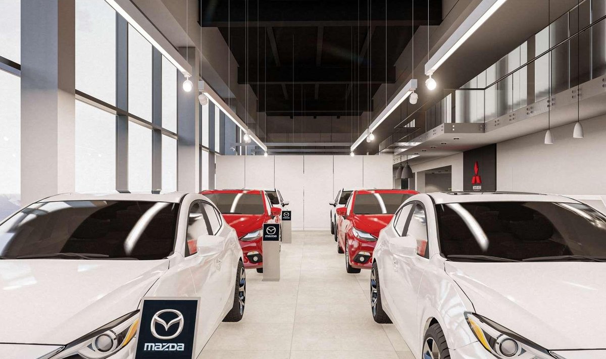 Vilniuje atidarytas naujas "Mazda" ir "Mitsubishi" salonas