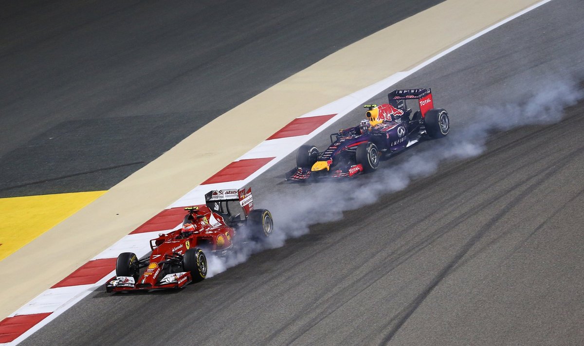 Kimi Raikkonenas ir Danielis Ricciardo