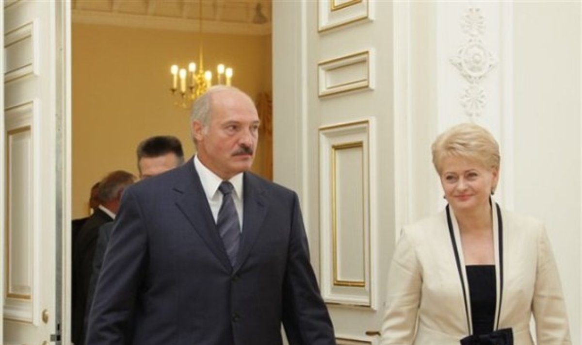 Aleksandras Lukašenka ir Dalia Grybauskaitė