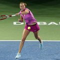 Teniso turnyre Dubajuje P. Kvitova nepateko į ketvirtfinalį ir prarado čempionės titulą