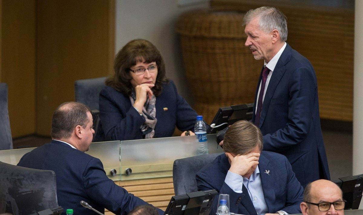 Saulius Skvernelis, Ramūnas Karbauskis, Rima Baškienė, Gediminas Kirkilas