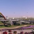 Dubajaus stebuklų sode – rekordinio dydžio gėlių instaliacija