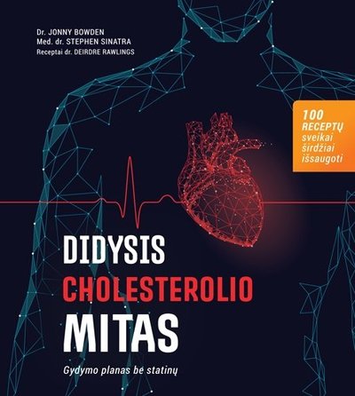 Knygos „Didysis cholesterolio mitas“ viršelis.