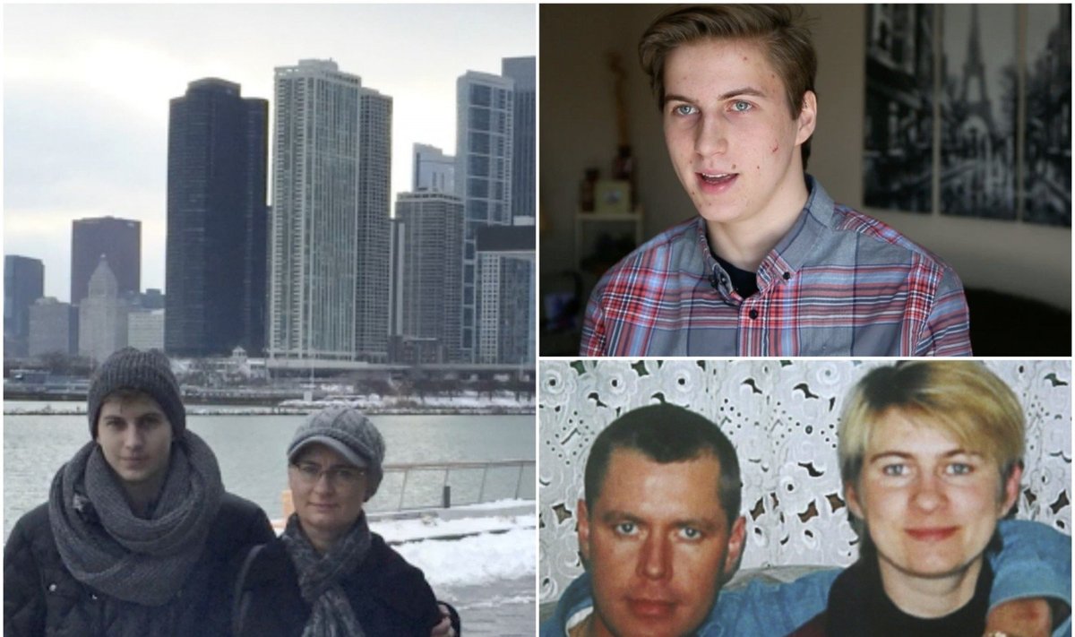 Neringa Venckienė, Karolis Venckus ir Drąsius Kedys (Stop kadras iš Chicago tribune įrašo)