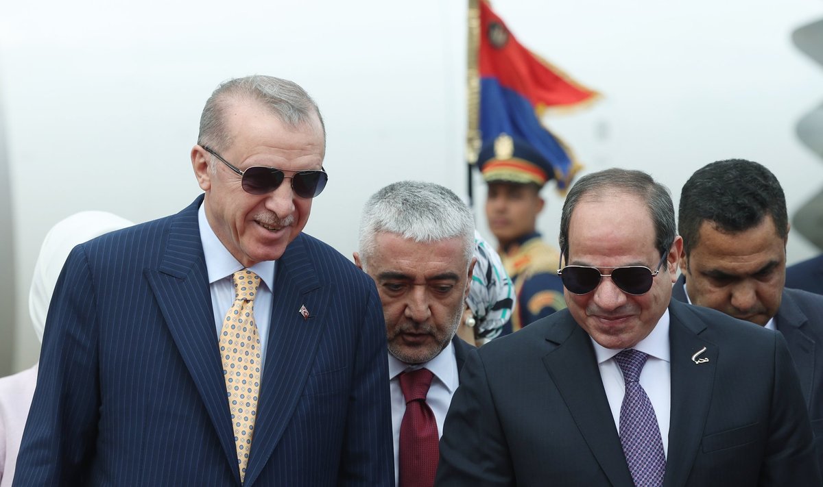 Recepas Tayyipas Erdoganas atvyko į Egiptą