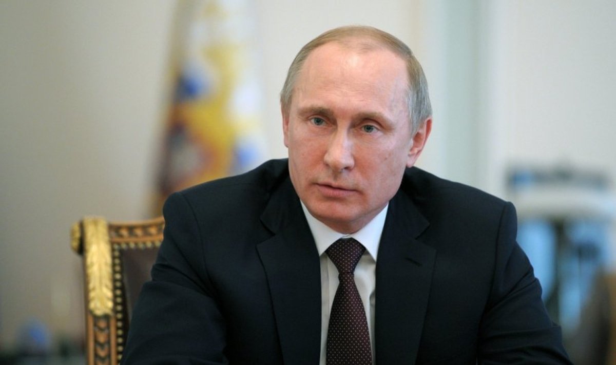 V. Putino ir Rusijos saugumo tarybos narių posėdis