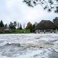 В Клайпедском районе фиксируется стихийный подъем уровня воды