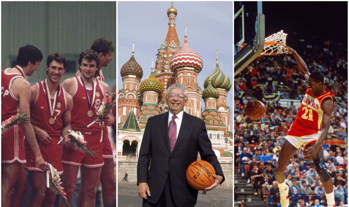 Pirmoji NBA klubo išvyka į Sovietų Sąjungą pakeitė stipriausią pasaulio krepšinio lygą