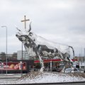 Įvertino Kauno miesto simbolį-skulptūrą: akys kraujuoja