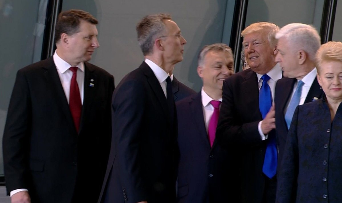 D. Trumpas NATO viršūnių susitikime