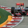 Singapūro GP kvalifikaciją įtikinama persvara laimėjo L.Hamiltonas
