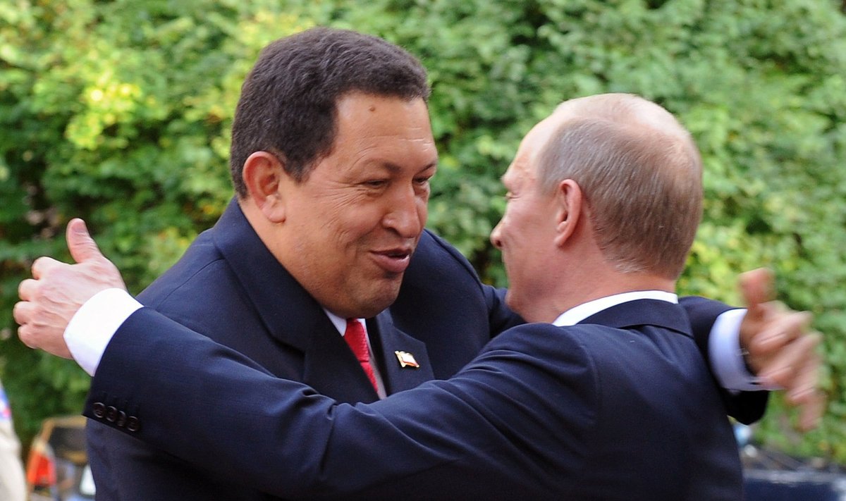 Hugo Chavezas ir Vladimiras Putinas