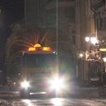 Į Vilniaus Rotušės aikštę naktį atgabenta miesto kalėdinė eglė