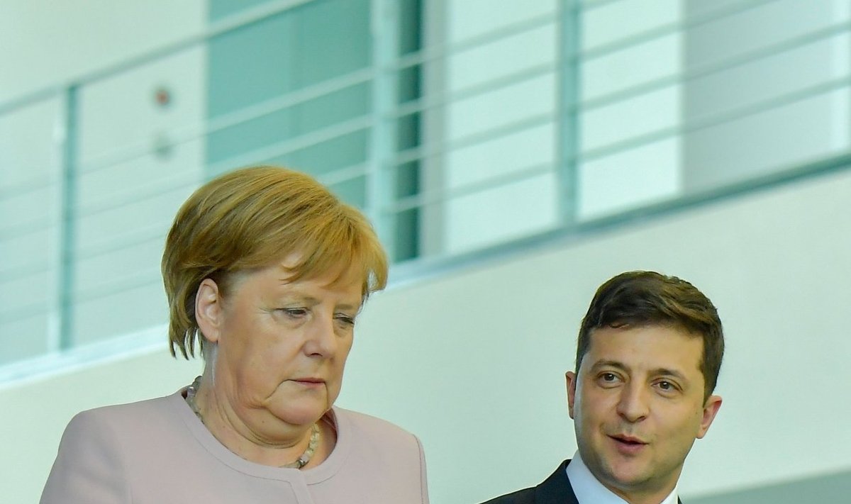 Angela Merkel, Volodymyras Zelenskis