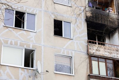 Po gaisro Viršuliškėse dalis gyventojų įleidžiami į savo butus