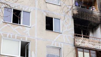 Burnt out residential building in Vilnius should be rebuilt