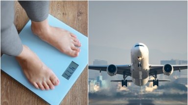 Prieš lipant į lėktuvą – prašymas užlipti ant svarstyklių: kodėl oro linijos nori žinoti keleivių svorį?