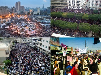 Arabų pavasaris: 2011 m. revoliucijos Egipte ir Tunise,  sukilimai Jemene ir Sirijoje
