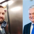 Исполнитель встретил президента Литвы в лифте в одном халате: я слышал, как люди удивлялись