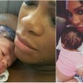 Prieš 3 mėnesius mama tapusi tenisininkė Serena Williams prašo kitų mamų patarimų: man plyšta širdis