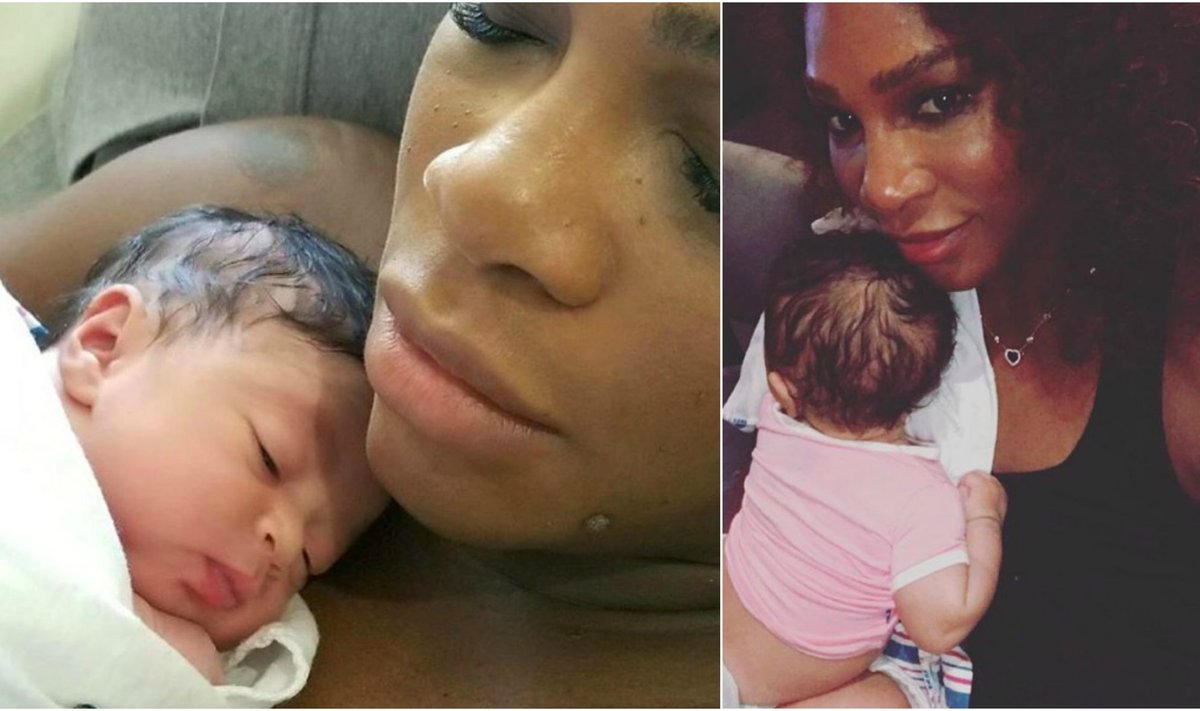 Serena Williams su dukra 