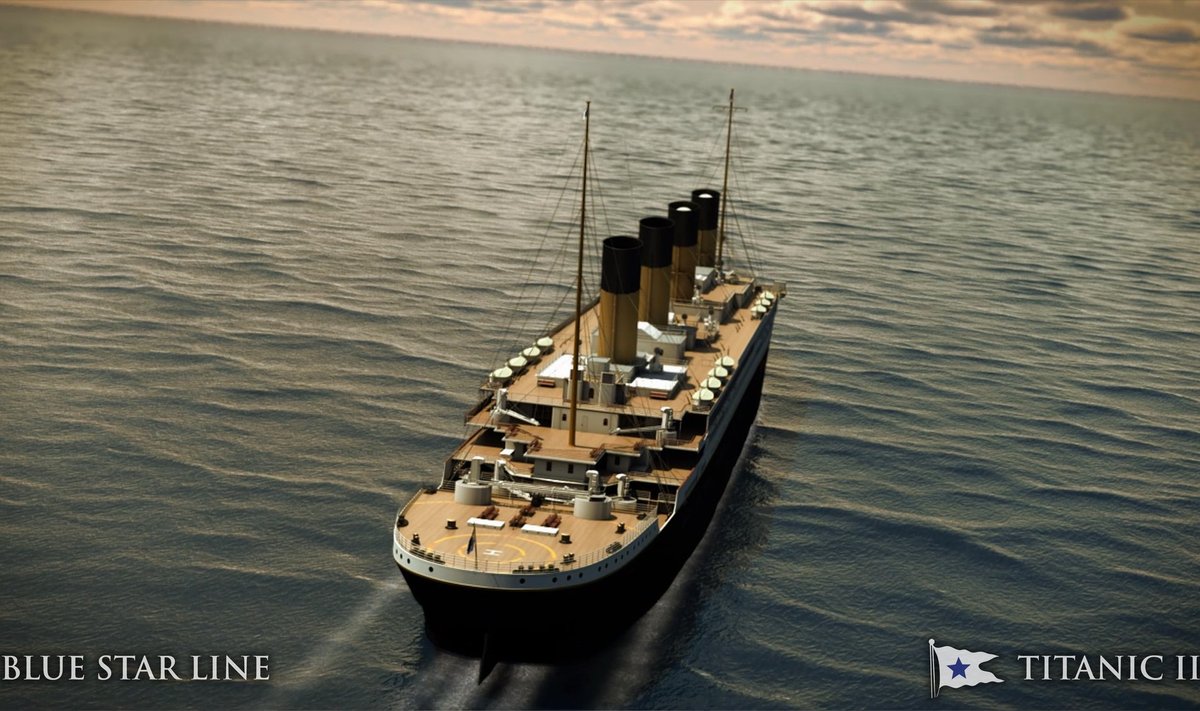 Clive’as Palmeris nori statyti antrą „Titaniką“