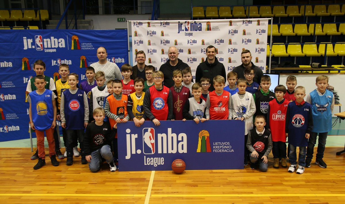 „Jr. NBA Lietuva“ dalyviai