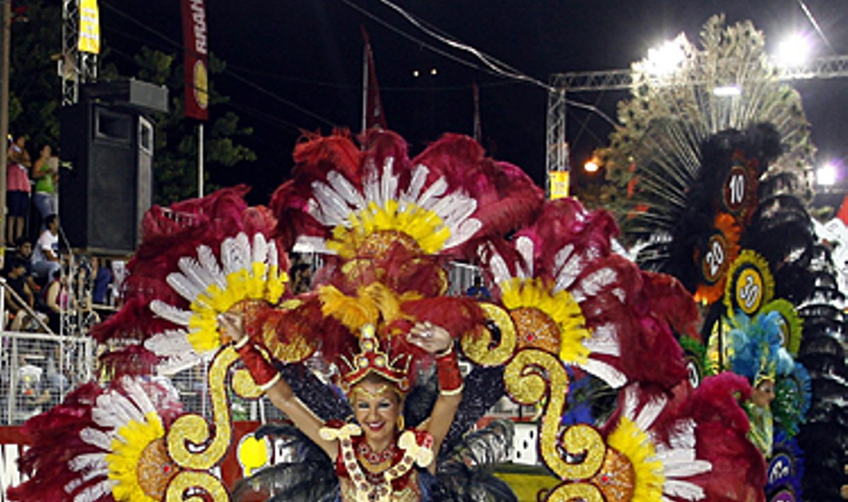Paragvajuje vyksta tradicinis karnavalas. 