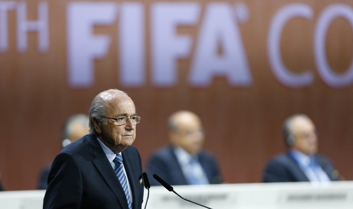 FIFA prezidentas Seppas Blatteris kongreso metu