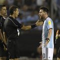 Žvaigždės statusas nepadėjo – už teisėjo įžeidimą L. Messi diskvalifikuotas kelioms rungtynėms