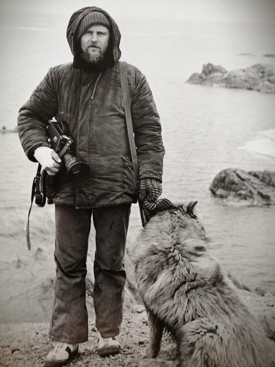 Juozas Kazlauskas Arktyje. 1975 m.