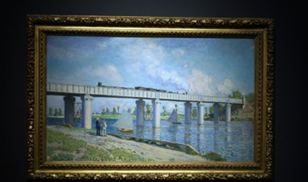 Claude`o Monet paveikslas "Tiltas Aržantėjuje"