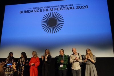 Dokumentinio filmo „Mėlyna kaip apelsinas žemė“ pristatymo „Sundance“ akimirkos