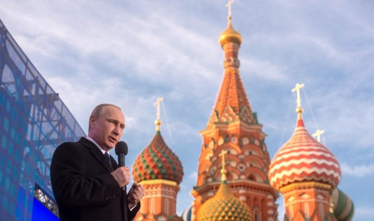 Vladimiras Putinas, Krymo aneksijos minėjimas Maskvoje