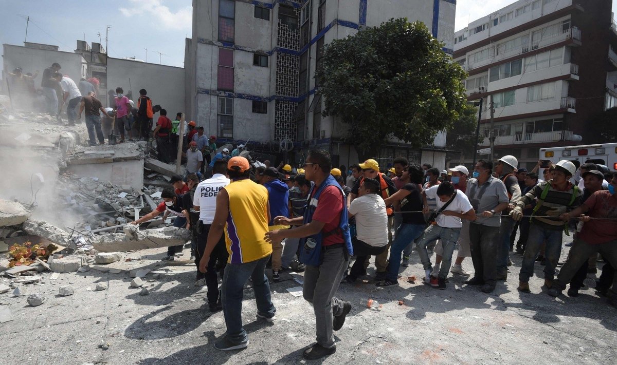 Meksiką sukrėtė žemės drebėjimas