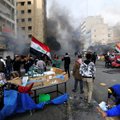 Irako saugumo pajėgos išvaikė protestuotojus sostinėje ir pietiniuose miestuose