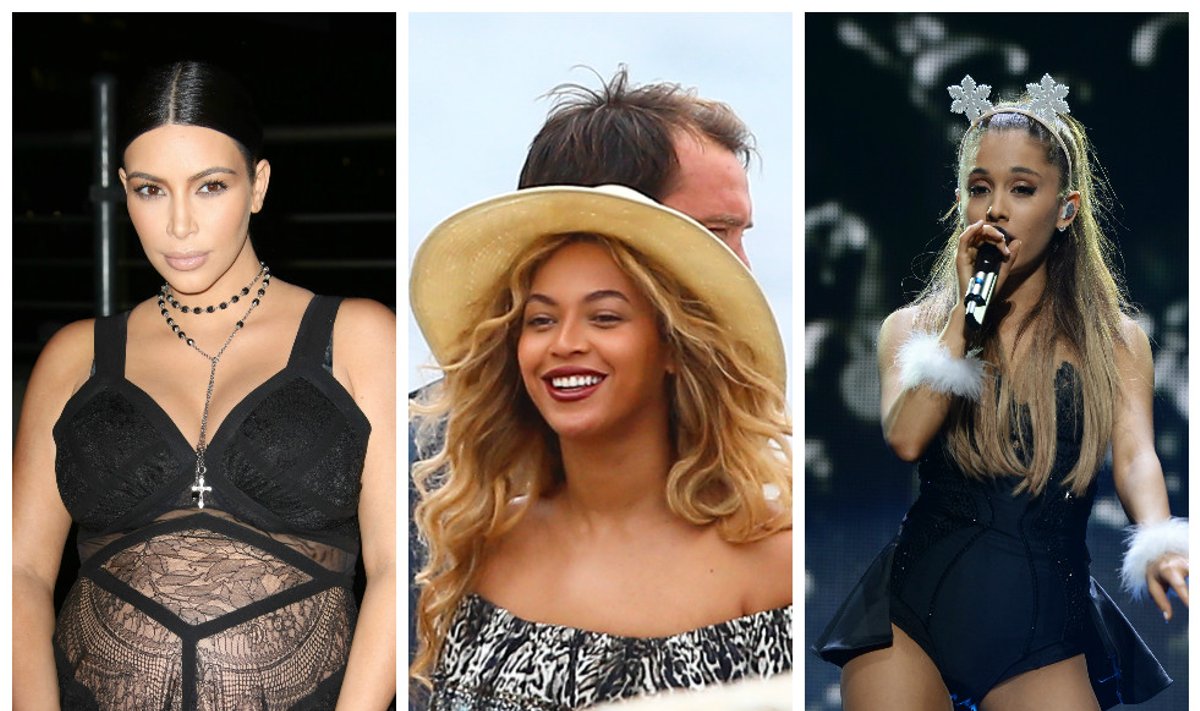 Kim Kardashian, Beyonce, Ariana Grande