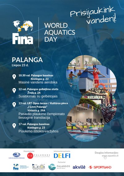Pasaulinė FINA Aquatics diena atkeliauja į Lietuvą