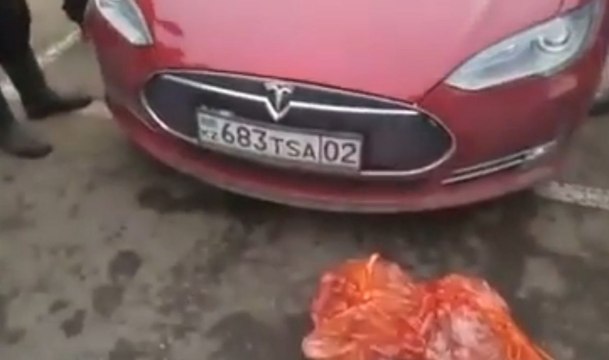 Kazachai vertina "Tesla Model S"