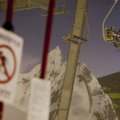 Druskininkuose sniego arenos keltuve užstrigo slidinėtojai