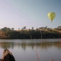 Pirmoji moteris, kuri sėkmingai atliko šuolį į vandenį iš judančio oro baliono