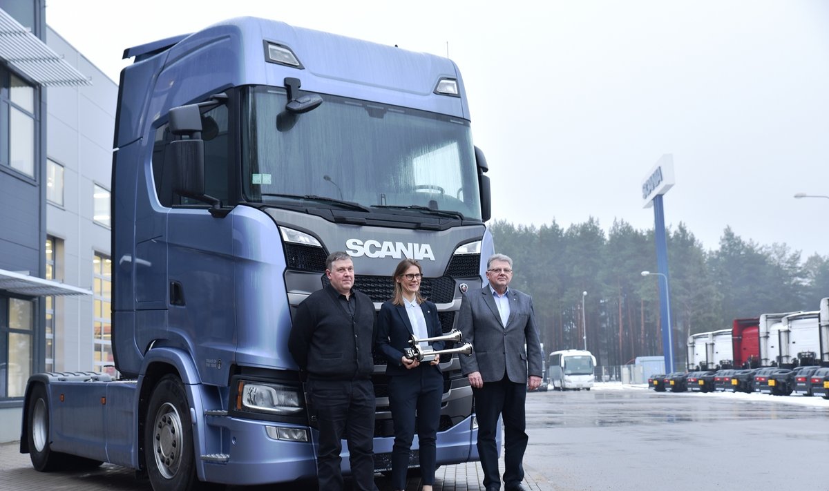 Konkurso nugalėtoju tapo "Scania" sunkvežimis